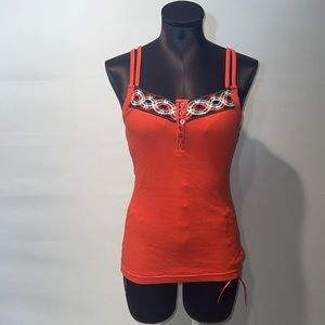 Free People orange Tank Top!